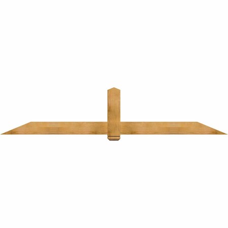 Ekena Millwork Eugene Rough Sawn Timber Gable Bracket, Western Red Cedar, 108"W x 22"H x 4"D x 6"F, 5/12 Pitch GBW108X22X0406EUG00RWR